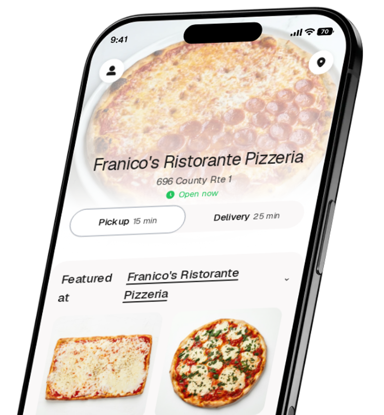 Franico's Ristorante Pizzeria app preview